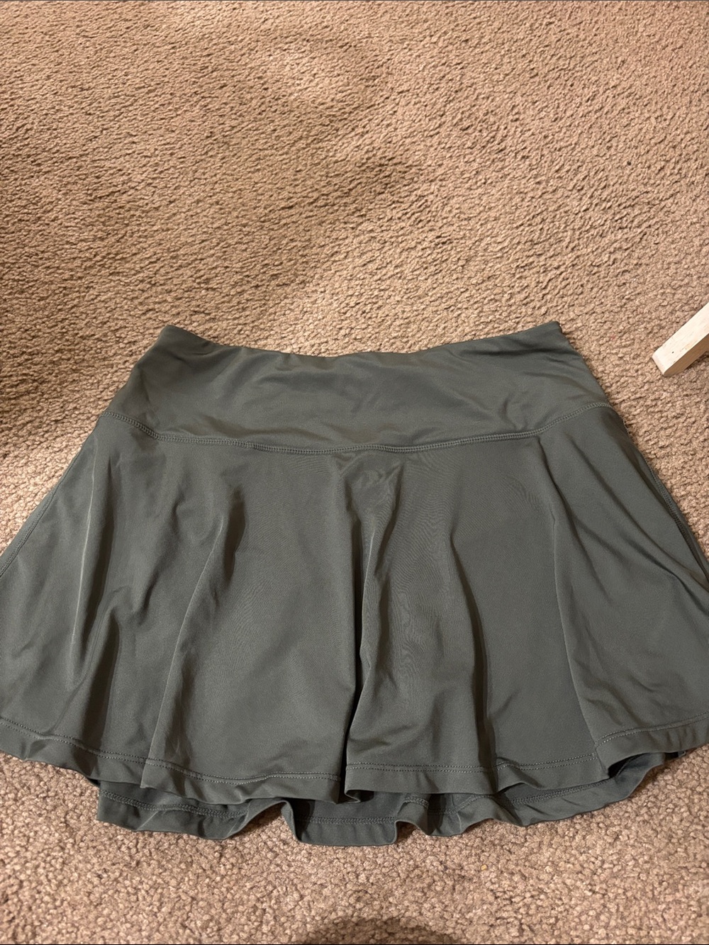 Women’s Olive Green Active Skort